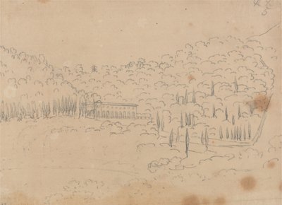 Vista de una villa de John Robert Cozens